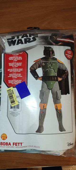 Disfraz Boba Fett Star Wars Rubie's Talla Única