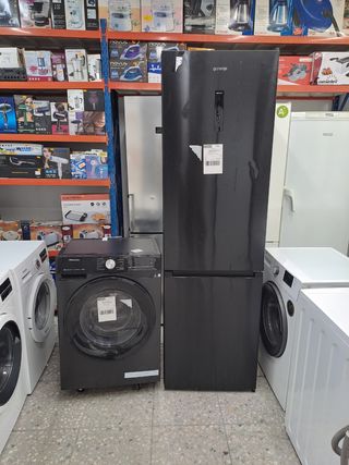 Oferta súper nevera y lavadora y secadora pack 