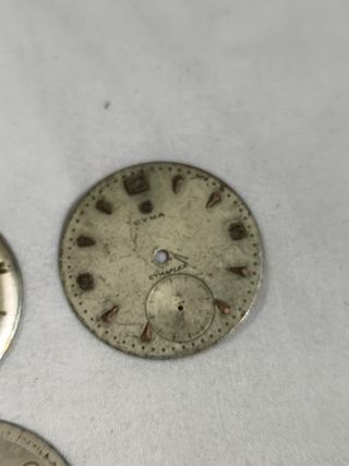 Esferas de reloj vintage Cauny y Dogma