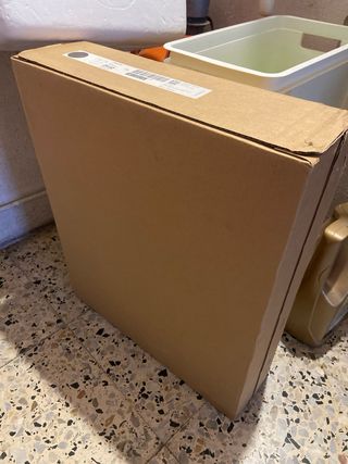 Comodino smontato marrone MALM IKEA