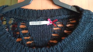 Jersey negro mujer talla S