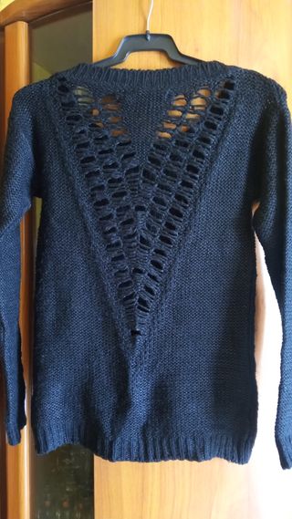 Jersey negro mujer talla S