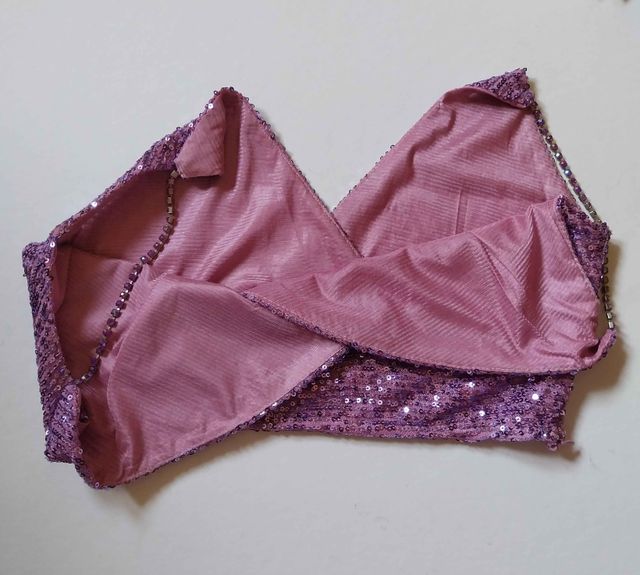 Top lentejuelas Montecervino Italia Talla S