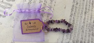 Pulsera Amatista 14 cm