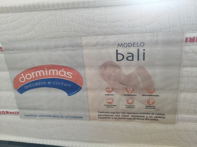 Somier 135cm con colchón