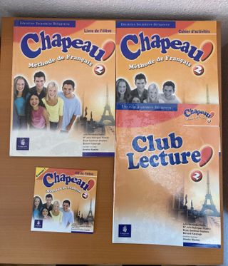 6€/lote libros mismo nivel. Libros aprender francé