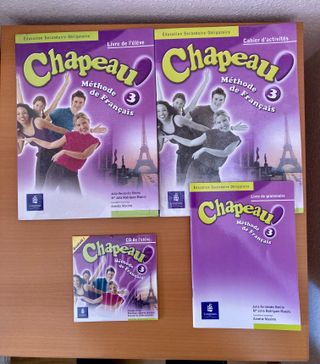 6€/lote libros mismo nivel. Libros aprender francé