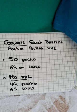 Lote 2 Camisetas Mujer Talla  XXL. CURVE