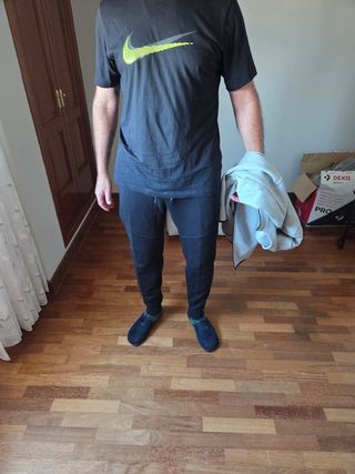 Chándal Nike Hombre Talla M Negro/Gris