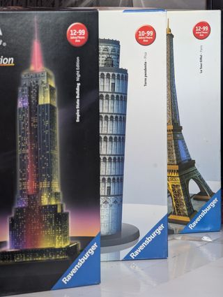 Pack 3 Puzzles 3D Ravensburger