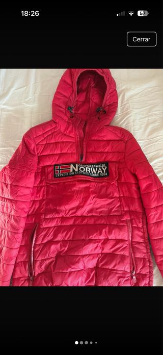 Cazadora Geographical Norway Roja