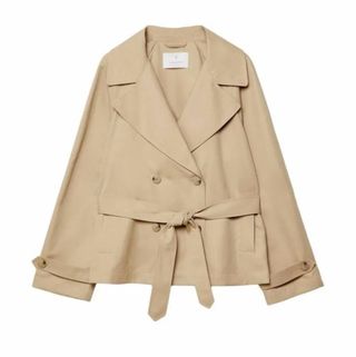 Trench gabardina corta tendencia, M, Stradivarius