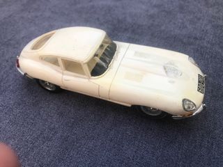 Scalextric Exin Coche Jaguar E-Type Blanco