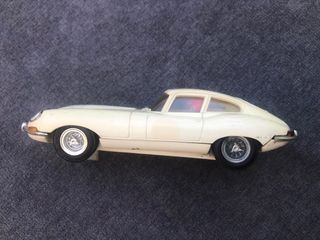 Scalextric Exin Coche Jaguar E-Type Blanco