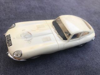 Scalextric Exin Coche Jaguar E-Type Blanco