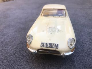 Scalextric Exin Coche Jaguar E-Type Blanco