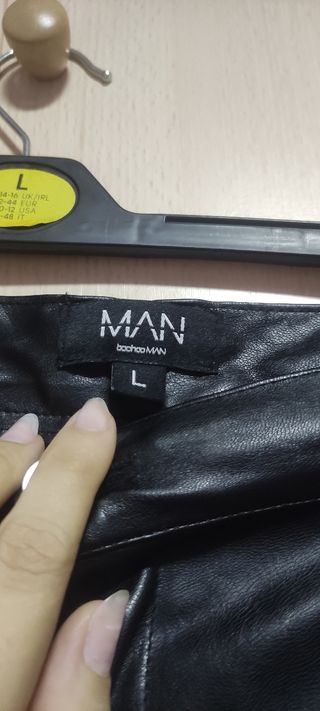 Pantalón polipiel mujer cremalleras - Talla L