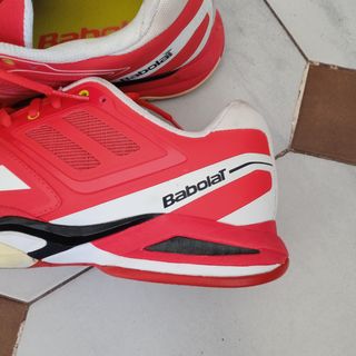 Zapatos Babolat Rojos y Blancos