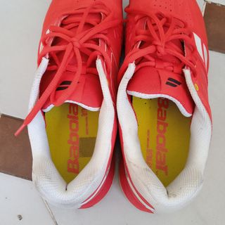 Zapatos Babolat Rojos y Blancos