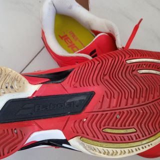 Zapatos Babolat Rojos y Blancos