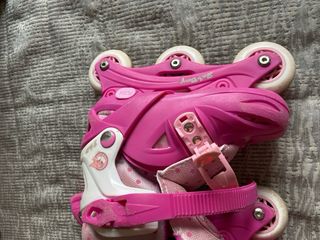 Patines infantiles rosas Looney Tunes.Talla 30.