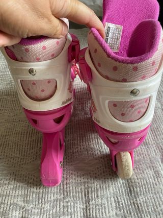 Patines infantiles rosas Looney Tunes.Talla 30.