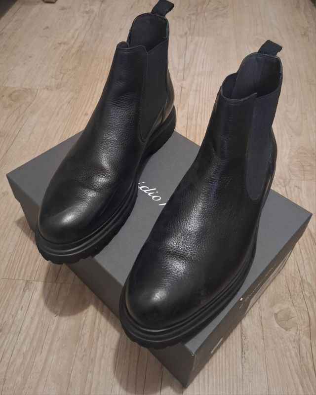 Botas Chelsea Massimo Dutti Talla 44 Negras