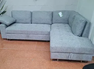 Sofá Cama Rinconera Gris