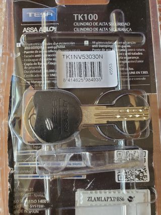 Bombín Tesa TK100 30/30 Alta Seguridad