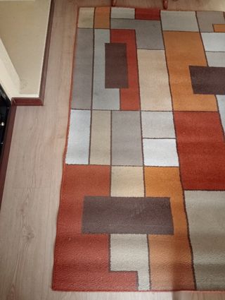 Alfombra salón geométrica