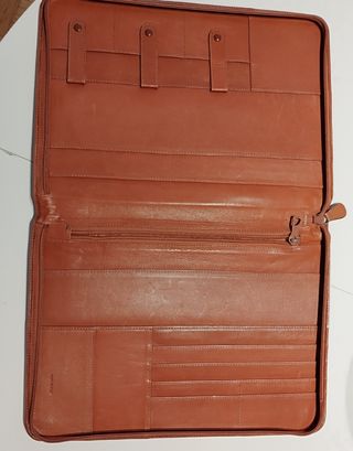 Portafolio Prada vintage Marrón