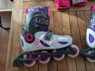 Patines niña Talla 32-34 Morado