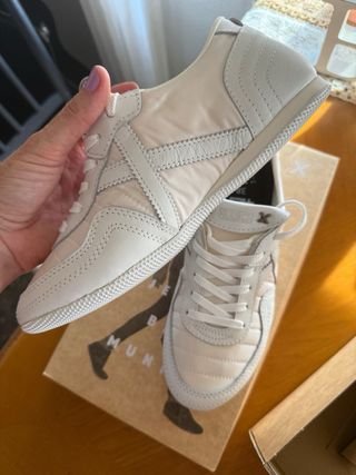 Zapatillas Munich Blancas Talla 38