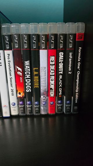 Lote 9 Juegos PS3: F1, Watch Dogs, L.A. Noire, BF4