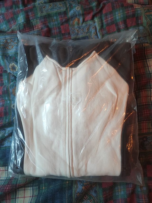 Felpa con cappuccio Nutella, Zip, Taglia S, Nuova