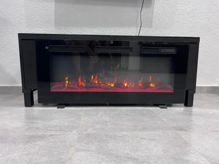 Chimenea eléctrica con calentador