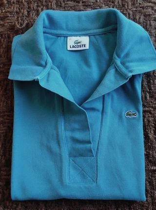 Polo Lacoste donna blu