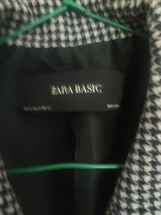 Abrigo Zara cuadros M/38