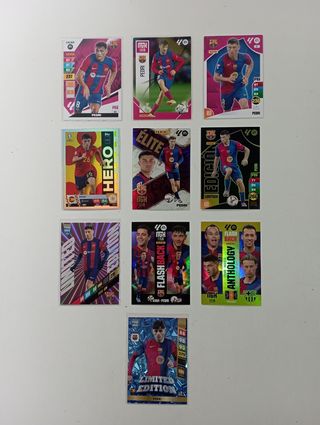 Lote cromos Pedri FC Barcelona
