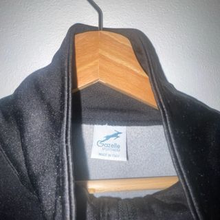 Felpa Gazelle nera con strisce