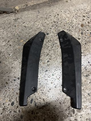 Alerones traseros fibra carbono