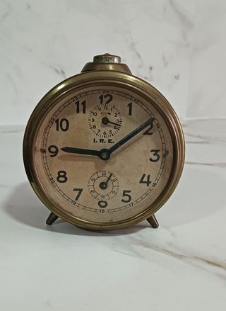 Reloj despertador I.R.E. Años 50