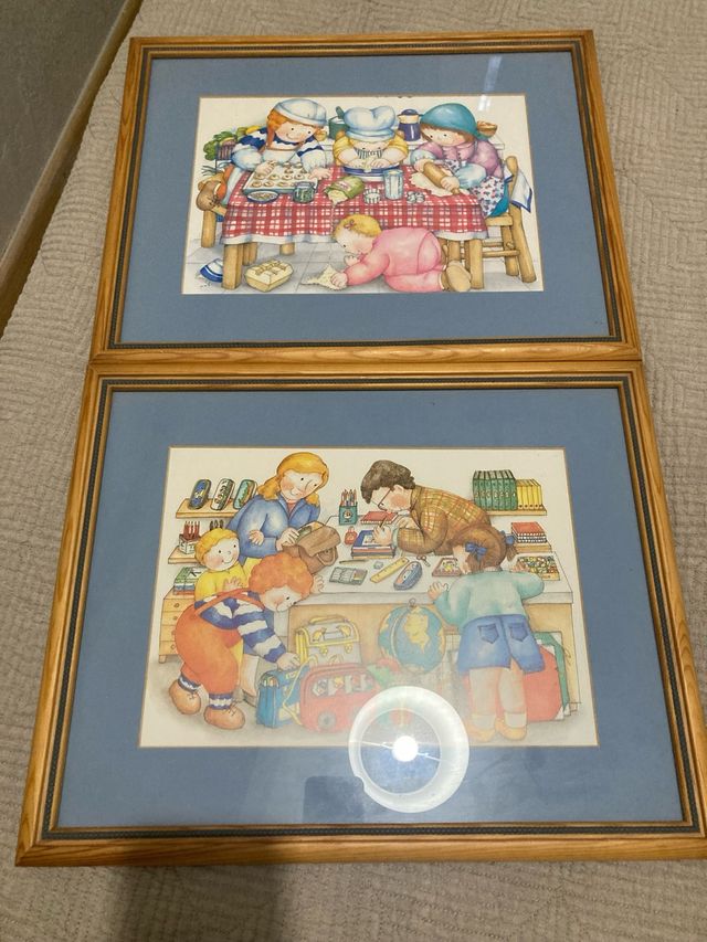 Cuadros infantiles Teo nuevos