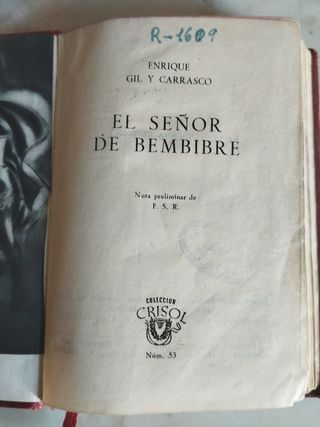 El señor de Bembibre