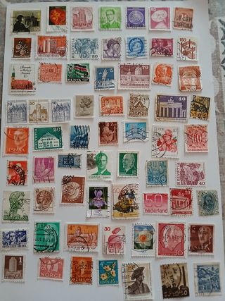 LOTE SELLOS MUNDIALES 10