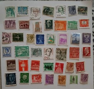 LOTE SELLOS MUNDIALES 10