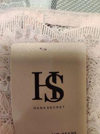 Tanga encaje H&S rosa Talla XXXL
