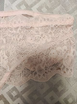 Tanga encaje H&S rosa Talla XXXL