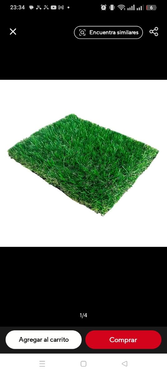 Césped artificial 30mm con montaje