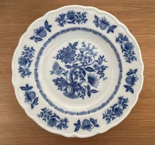 Vajilla Santa Clara Porcelana Azul y Blanca